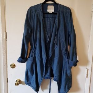 Light denim overcoat -Medium